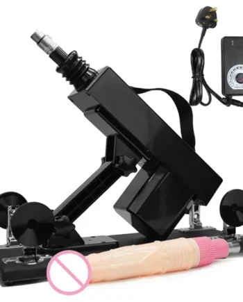Black Automatic Electric Sex Machine with (1) Dildo attachment