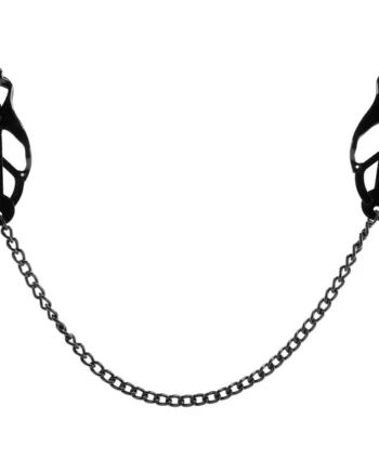 Black Butterfly Clamp with Link Chain