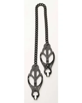 BLACK BUTTERFLY CLAMP W/LINK CHAIN