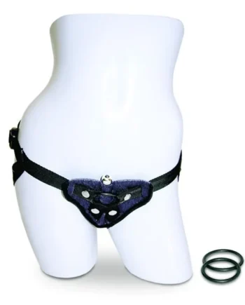 BLACK HARNESS W/MINI VIBE