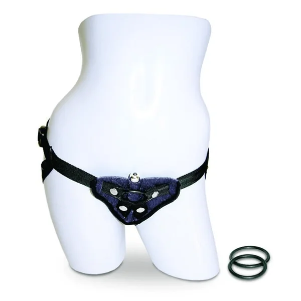 BLACK HARNESS W/MINI VIBE