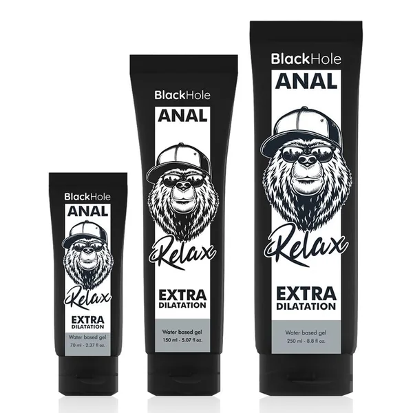 Black Hole Anal Relax Water Based Personal Lubricant Dilator Anus Lube 3 Sizes