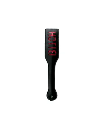 Black Leather Paddle – Bitch