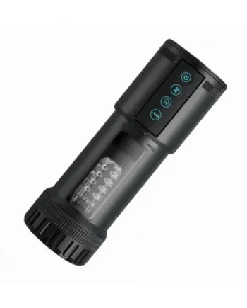 Black Panda Adams 5 Sucking 5 Telescoping 10 Vibrating Oral Sex Masturbation Cup