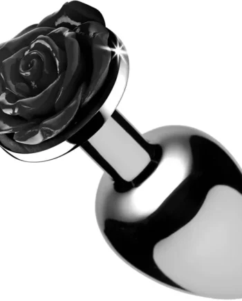 Black Rose Anal Plug- Medium