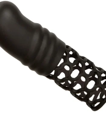 Black Silicone 2" Penis Extension By CalExotics