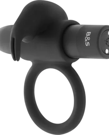 BLACK&SILVER - BURTON RING 10 VIBRATION MODES BLACK