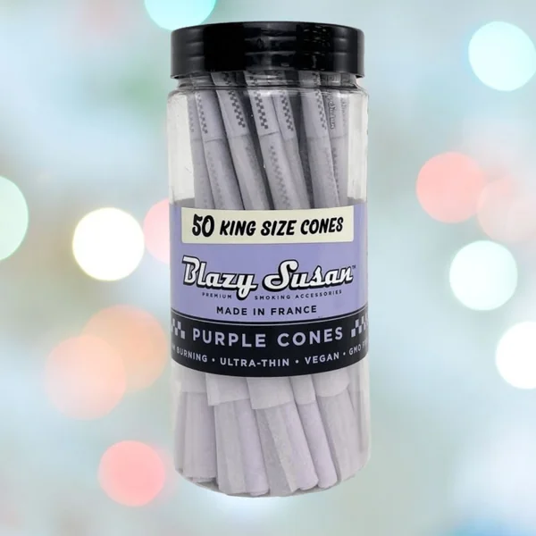 Blazy Susan Purple Vegan Cones - King Size - (50 Pre-Rolled Cones)