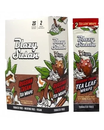 Blazy Susan Tea Wraps Russian Cream 25ct Display