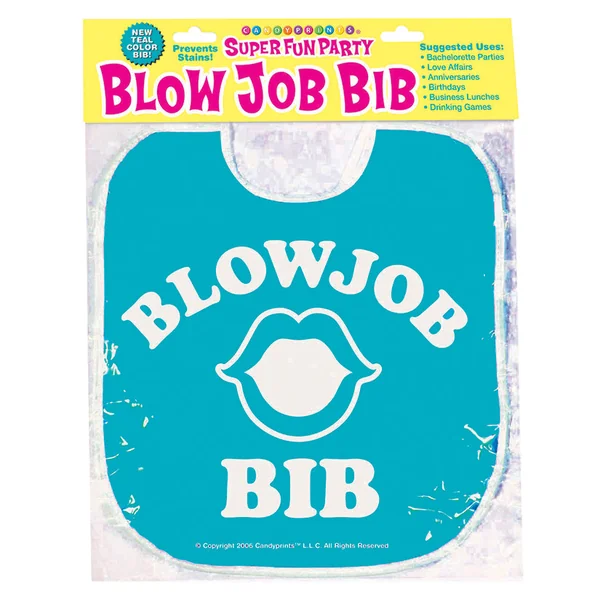 Blow Job Bib - Teal