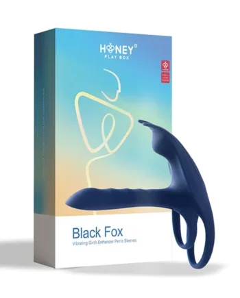 Blue Fox Vibrating Girth Enhancer Penis Sleeve – Blue