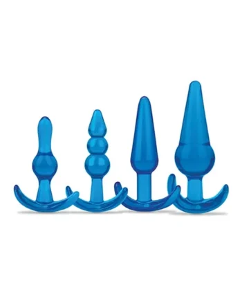 Blue Line C & B 4 pc Anal Training Set – Jelly Blue