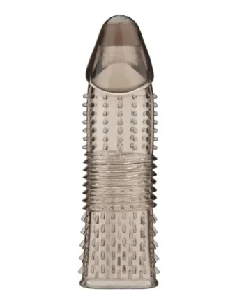 Blue Line Triple Sensation Penis Enhancing Sleeve Extension 6.5in – Smoke