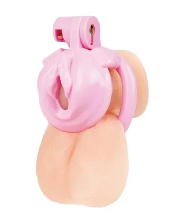 Blueline Bitchboy Degrading Mini Chastity Cage with Pussy Shape