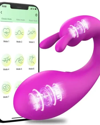Bluetooth APP Wireless Vibrating G-Spot & Clitoris Stimulator