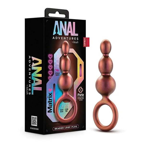 Blush Anal Adventures Matrix Beaded Loop Plug