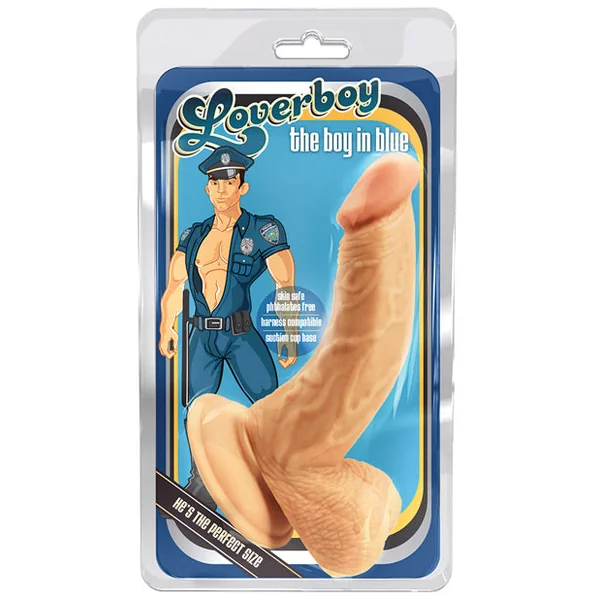 Blush Loverboy The Boy In Blue W-suction Cup - Flesh