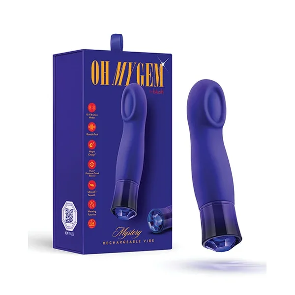 Blush Oh My Gem Mystery Warming G-Spot Vibe Sapphire