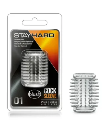 Blush Stay Hard Cock Sleeve 01 Penis Enhancer Clear