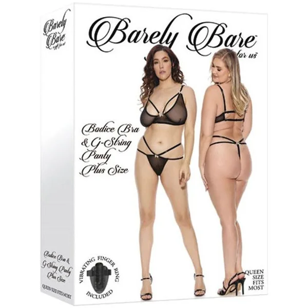 Bodice Bra & G String Panty by Barely Bare