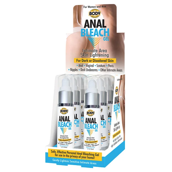 Body Action Anal Bleach Gel - 1 oz - 6 Pack