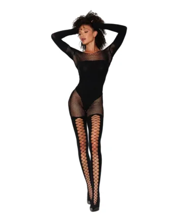 Bodystocking - One Size - Black