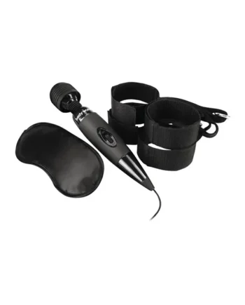 Bodywand Midnight Bed Spreader Kit Couples Collection Gift Set – Black