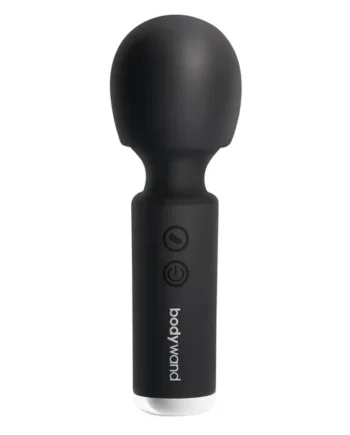 Bodywand Power Wand Rechargeable Silicone Wand Massager 4.5in – Black