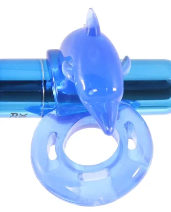 BodyWand Rechargeable Dancing Dolphin Ring in Blue