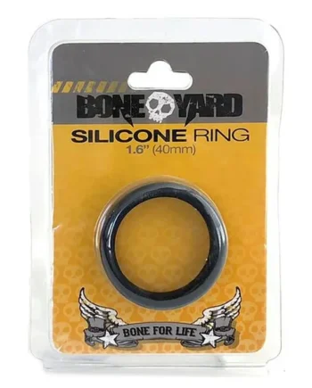 Boneyard Silicone Ring 40mm – Black 40 mm Cock Ring