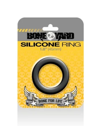 BONEYARD SILICONE RING 45MM BLACK