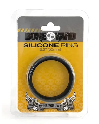 Boneyard Silicone Ring 50mm - Black