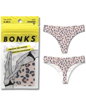 Bonks Cat’s Out of the Bag Seamless Thong O/S