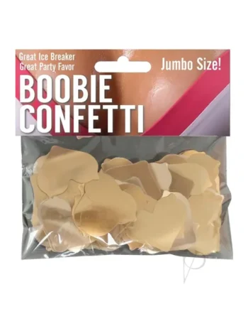 Boobie Mylar Confetti Pack Gold Jumbo Size Bachelor Party Supplies
