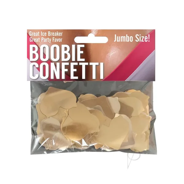 Boobie Mylar Confetti Pack Gold Jumbo Size Bachelor Party Supplies