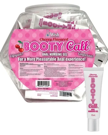 Booty Call Anal Numbing Gel - Cherry 10ml (65 Pack)