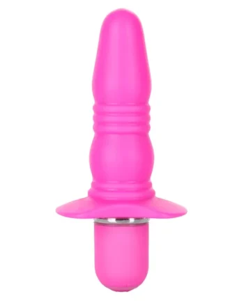 Booty Call Booty Buzz Ribbed Vibrating Anal Probe