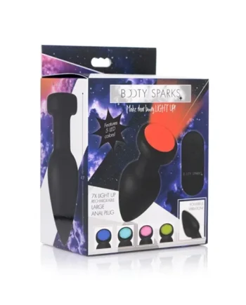 Booty Sparks 7X Light Up Rechargeable Large Anal Plug