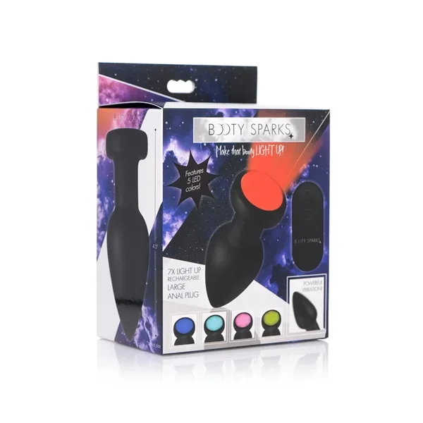 Booty Sparks 7X Light Up Rechargeable Large Anal Plug