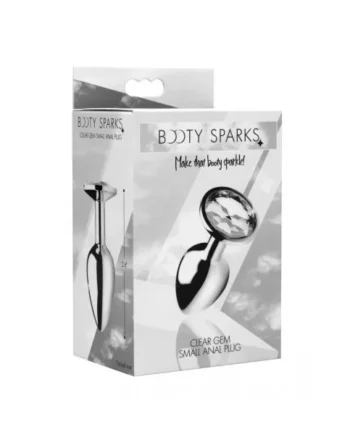 BOOTY SPARKS CLEAR GEM SMALL ANAL PLUG