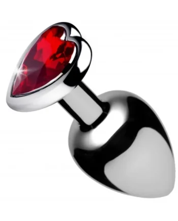 BOOTY SPARKS RED HEART GEM ANAL PLUG LARGE