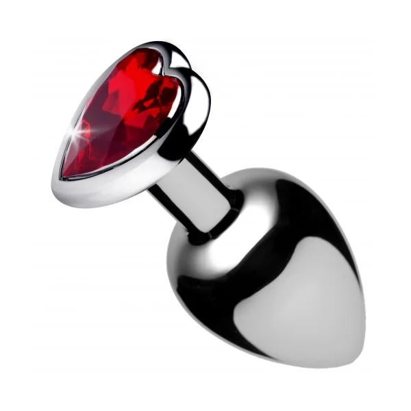 BOOTY SPARKS RED HEART GEM ANAL PLUG LARGE