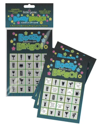 Boozy Bingo Scratch Off Drinking Game