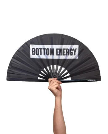 Bottom Energy Pride Hand Fan – Wooden