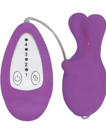 Bounce Silicone Bunny Bullet Vibe- Purple