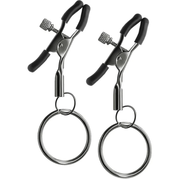 Bound Adjustable C2 Nipple Clamps By NS Novelties - Gunmetal