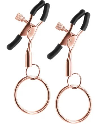 Bound Adjustable C2 Nipple Clamps By NS Novelties - Rose Gold