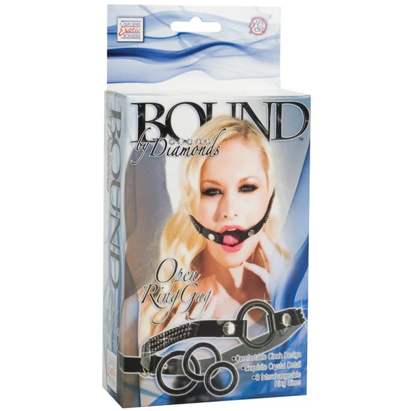 Bound By Diamonds Open Ring Gag