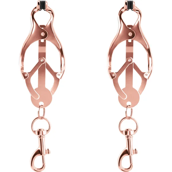 Bound C3 Butterfly Nipple Clamps By NS Novelties - Rose Gold