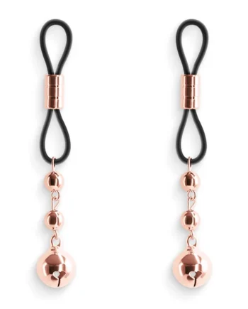 Bound Looped Nipple Clamps With Bells